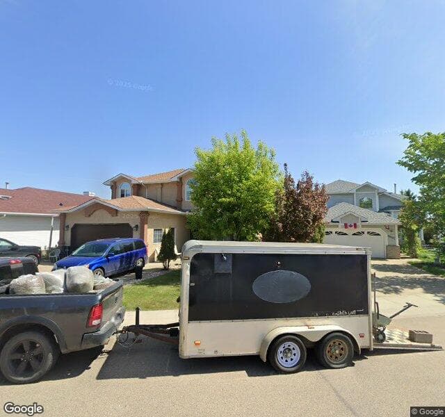Street view of 15811 58 Street NW, Edmonton