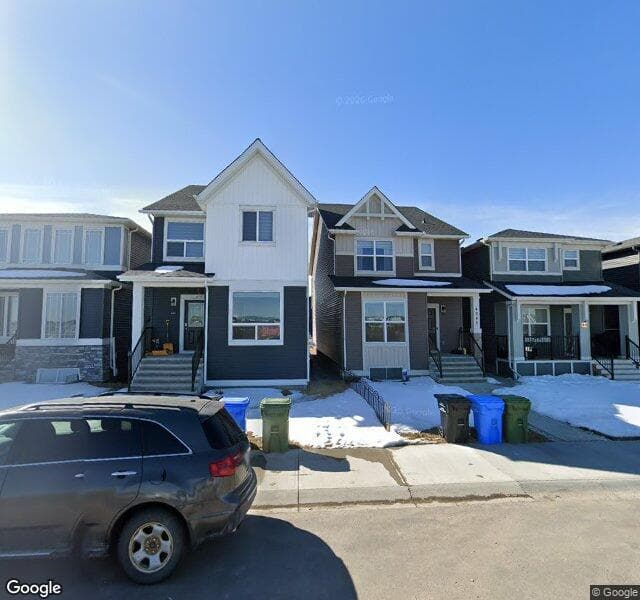 Street view of 52 Cornerstone Green NE, Calgary
