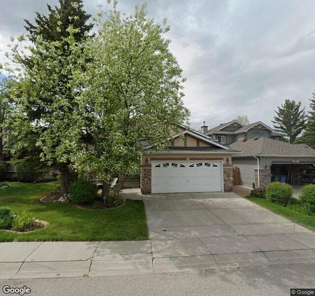 Street view of 45 Chaparral Way SE, Calgary