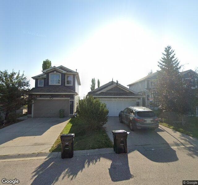 Street view of 44 Bridlepost Green SW, Calgary