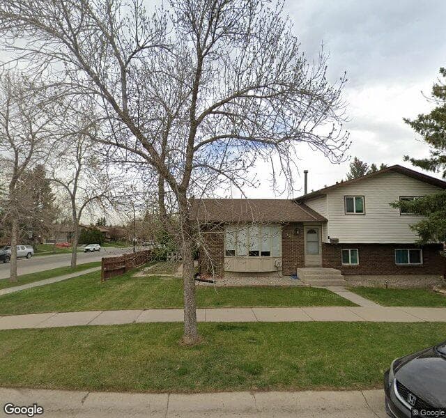 Street view of 1456 Berkley Drive NW, Calgary