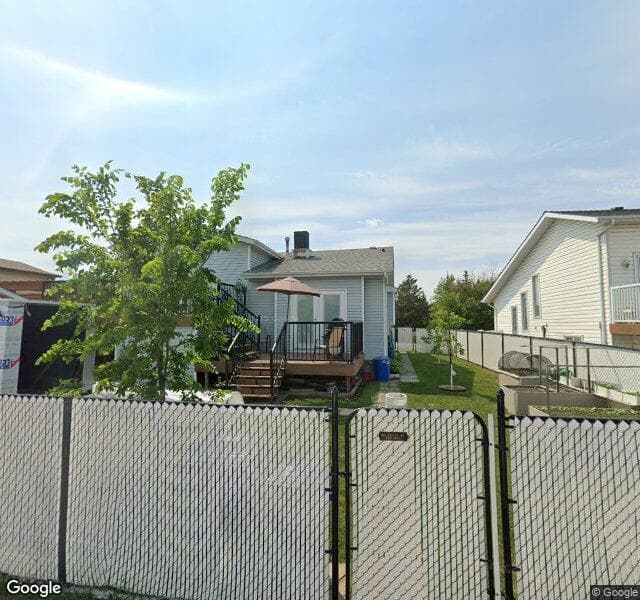 Street view of 12443 55 Street NW, Edmonton