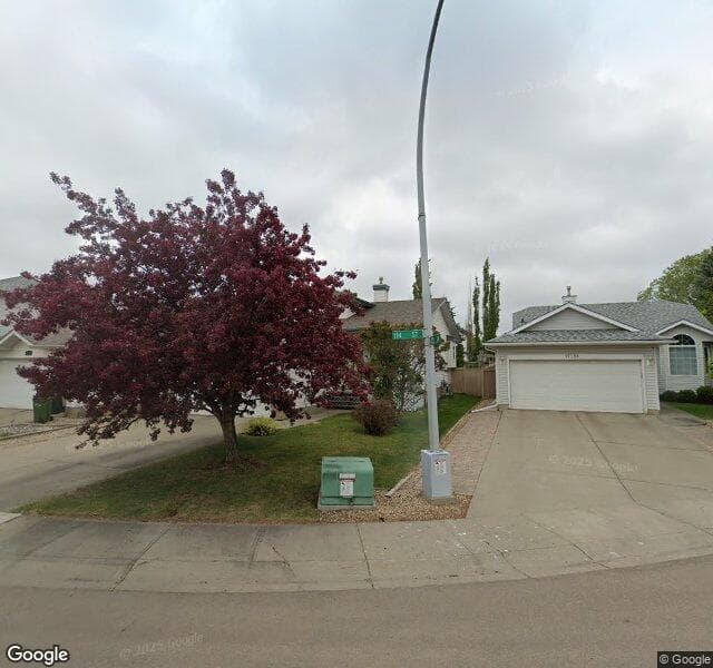 Street view of 17206 114 Street NW, Edmonton