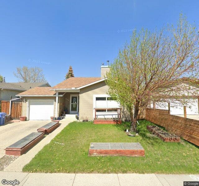 Street view of 115 Bernard Close NW, Calgary