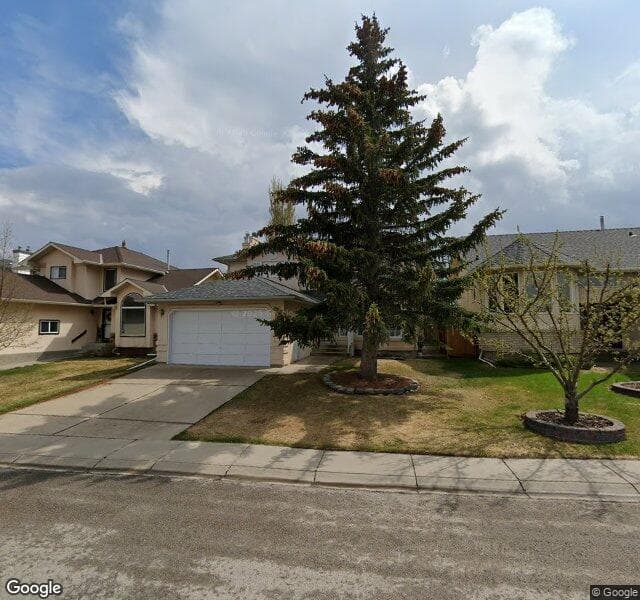 Street view of 308 Hawkstone Close NW, Calgary