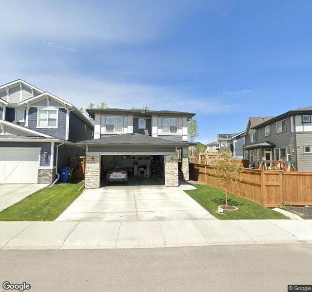 Street view of 21 Tuscany Valley Grove NW, Calgary