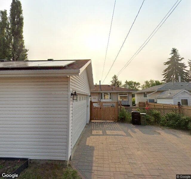 Street view of 5616 114 Street NW, Edmonton