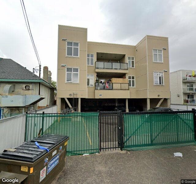 Street view of 301-10707 103 Street NW, Edmonton