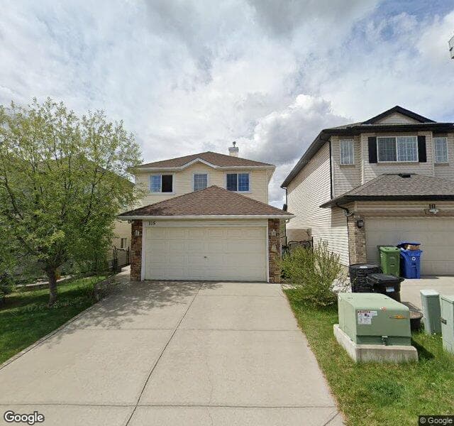 Street view of 115 Rockywood Circle NW, Calgary