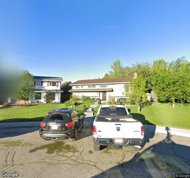 Street view of 223 Parkland Rise SE, Calgary