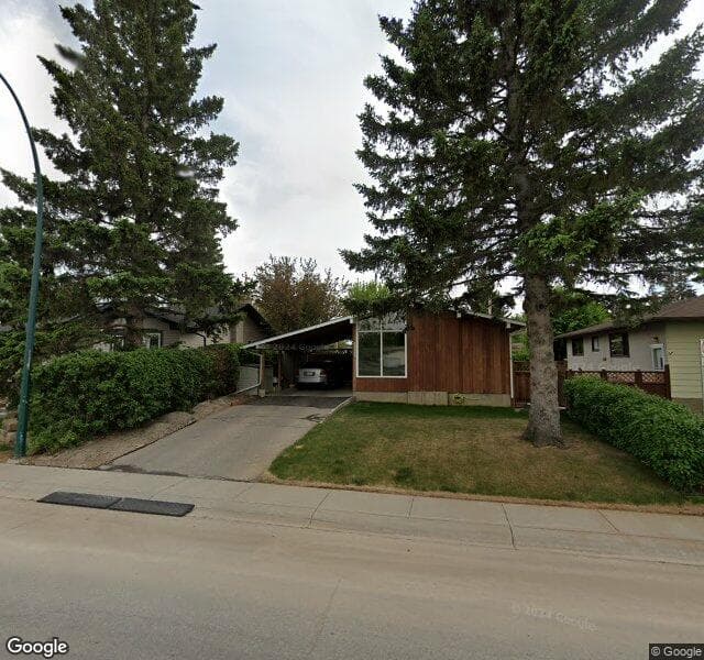 Street view of 4215 Valiant Drive NW, Calgary