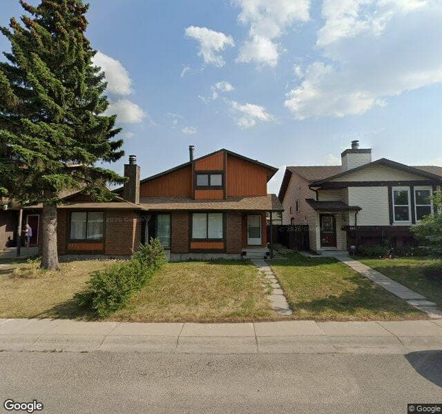 Street view of 645 Whitewood Road NE, Calgary