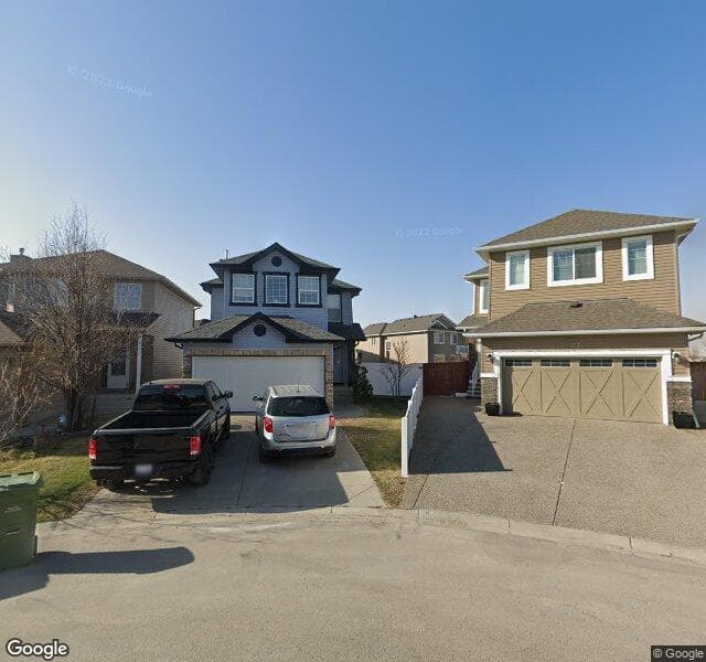 Street view of 161 Saddlecreek Point NE, Calgary