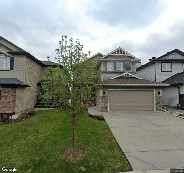 Street view of 96 Everhollow Way SW, Calgary