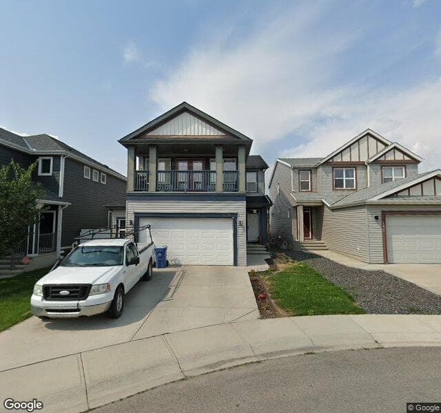 Street view of 239 Copperpond Bay SE, Calgary