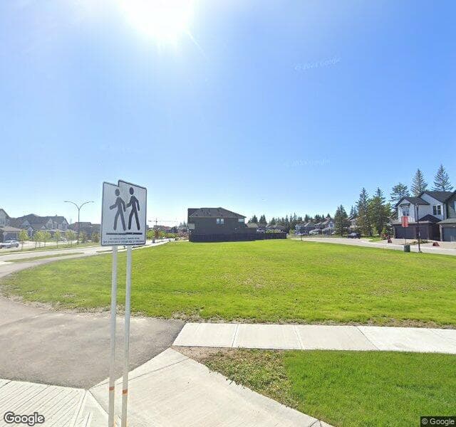 Street view of 493 Shawnee Boulevard SW, Calgary