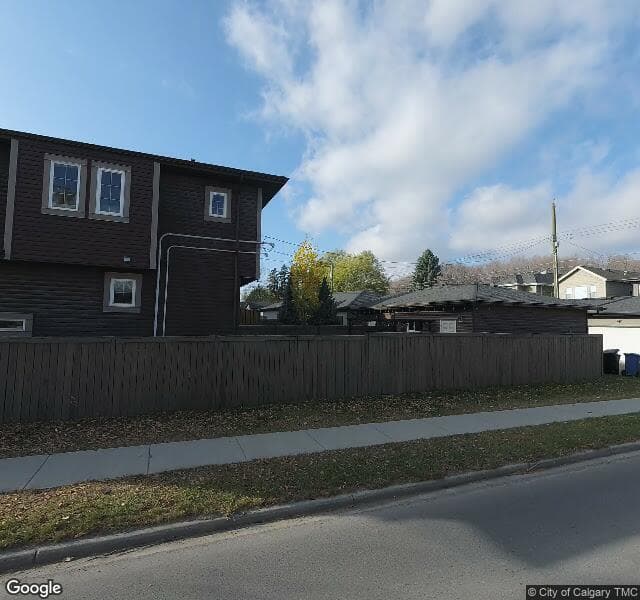 Street view of 502 18 Avenue NW, Calgary