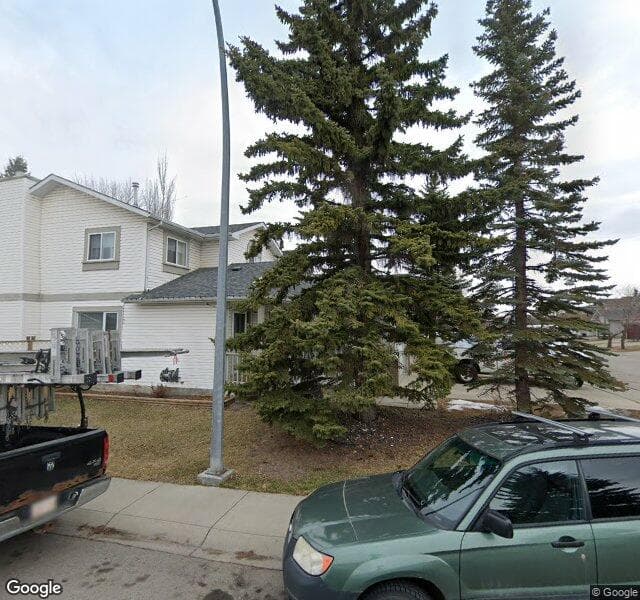 Street view of 99 Riverwood Circle SE, Calgary