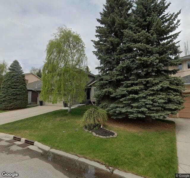 Street view of 103 Evergreen Court SW, Calgary