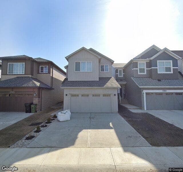 Street view of 17367 3 Street NW, Edmonton
