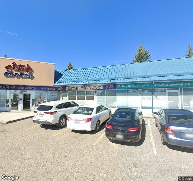 Street view of 42-72 Millside Drive SW, Calgary