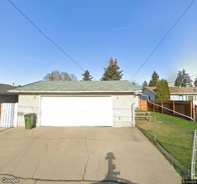 Street view of 8613 157 Street NW, Edmonton