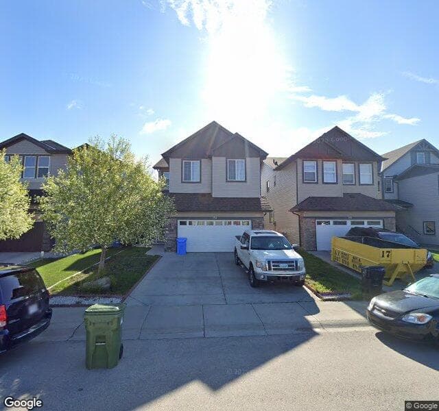 Street view of 504 Skyview Point Place NE, Calgary