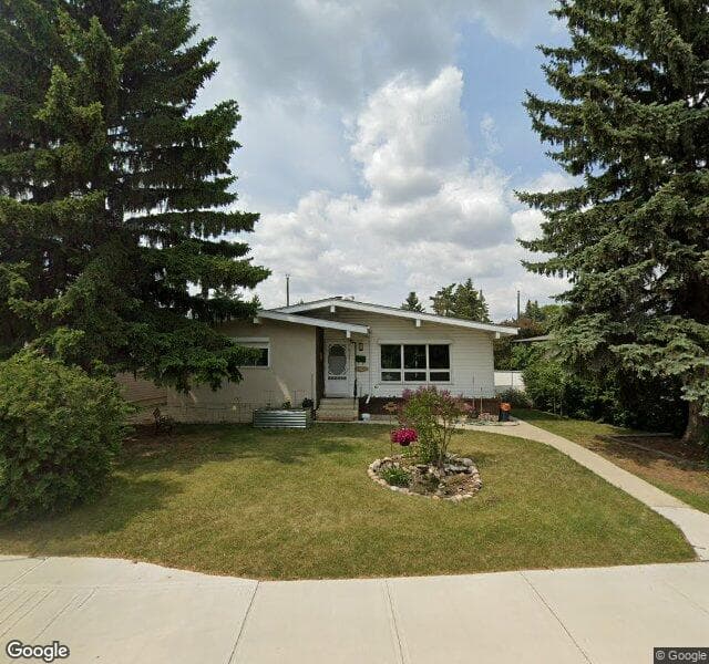 Street view of 4804 Malmo Road NW, Edmonton