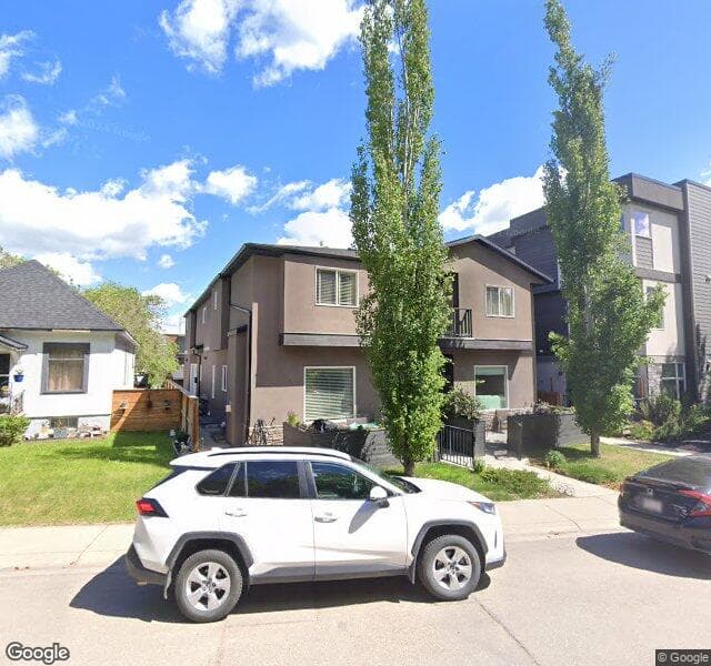 Street view of 1-2008 12 Avenue SW, Calgary
