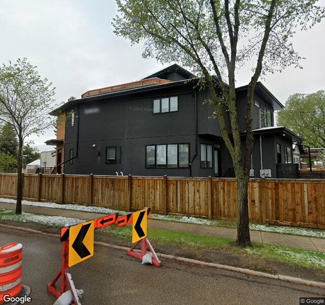 Street view of 13707 Stony Plain Road NW, Edmonton
