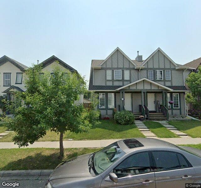 Street view of 17 Elgin Mews SE, Calgary