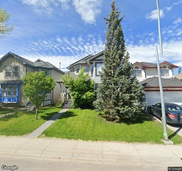 Street view of 391 Mount Apex Green SE, Calgary