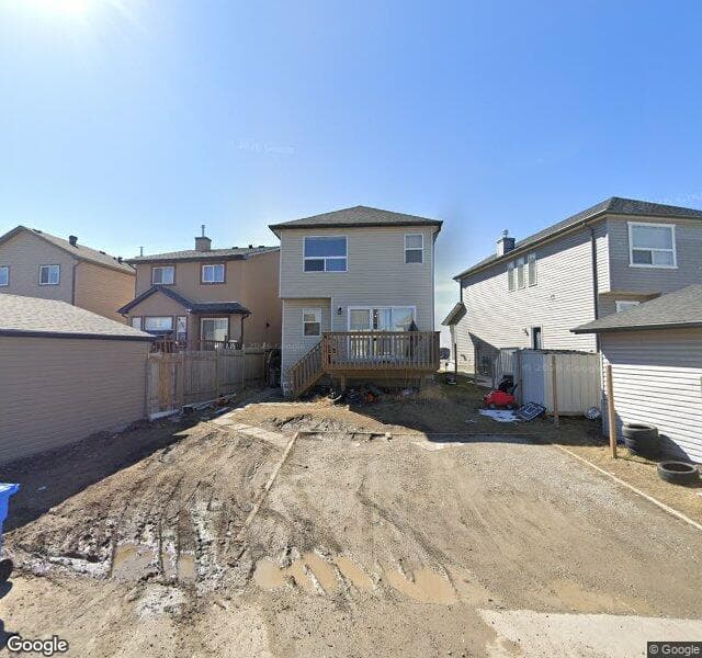 Street view of 113 Saddlecrest Park NE, Calgary
