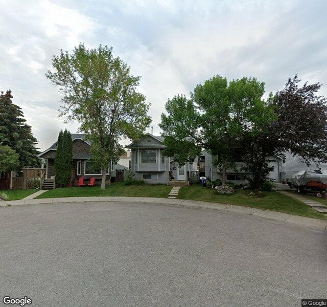 Street view of 80 Erin Green Mews SE, Calgary