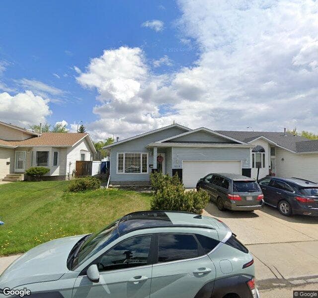 Street view of 15519 67 Street NW, Edmonton