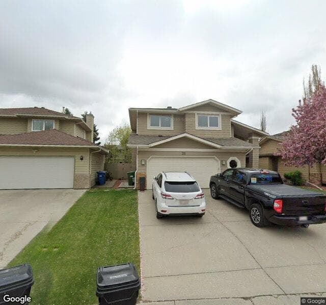 Street view of 28 Sunset Close SE, Calgary