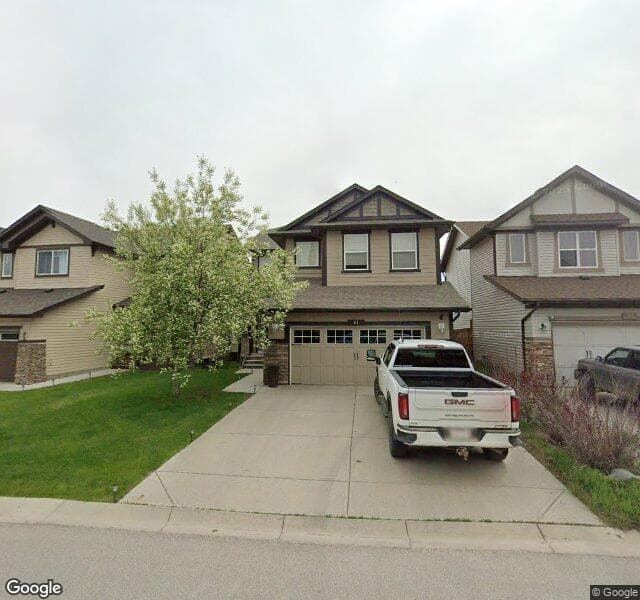 Street view of 81 Silverado Skies Crescent SW, Calgary