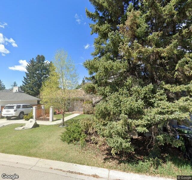 Street view of 111 Dalcastle Court NW, Calgary