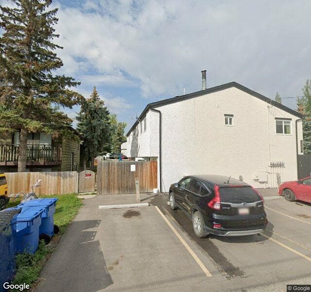 Street view of 4-4608 75 Street NW, Calgary