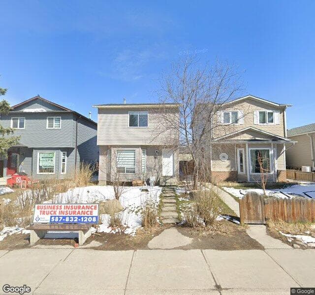 Street view of 94 Martindale Boulevard NE, Calgary