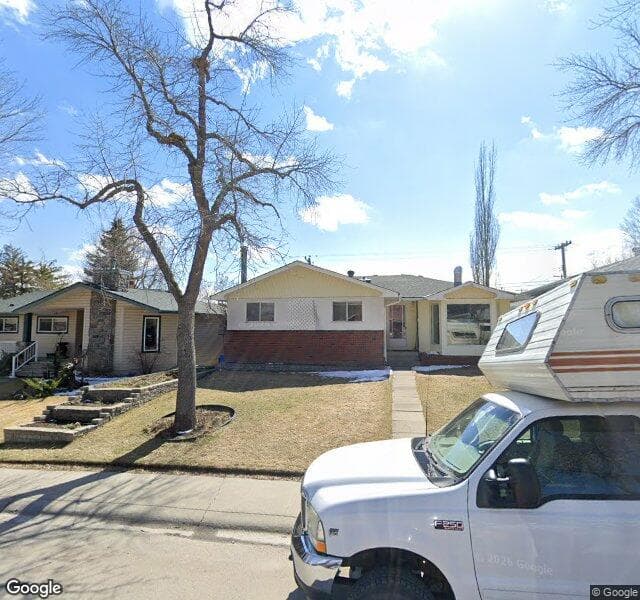 Street view of 7552 Fountain Road SE, Calgary