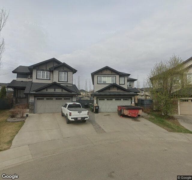 Street view of 3514 Goodridge Ba NW, Edmonton