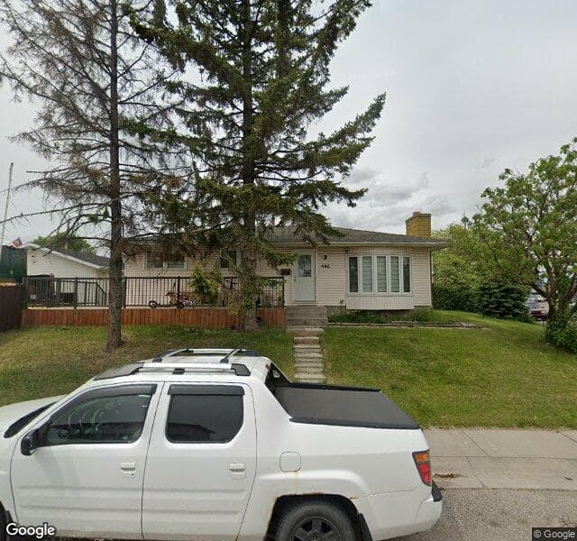 Street view of 446 Penbrooke Crescent SE, Calgary