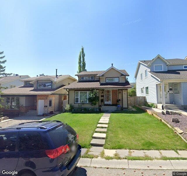 Street view of 92 Strathearn Rise SW, Calgary