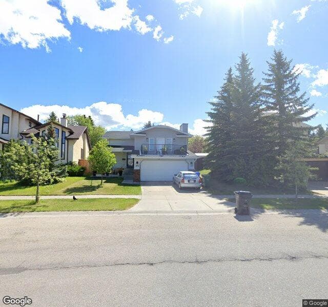 Street view of 212 Hawksbrow Drive NW, Calgary