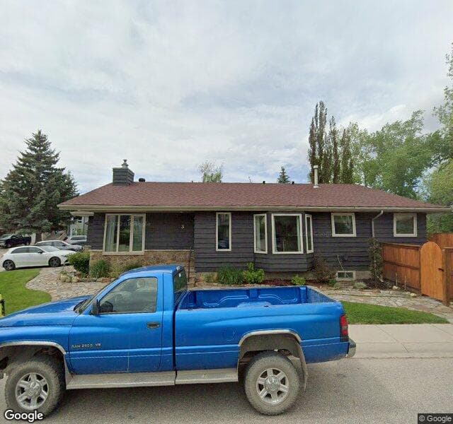 Street view of 3 Deermoss Bay SE, Calgary