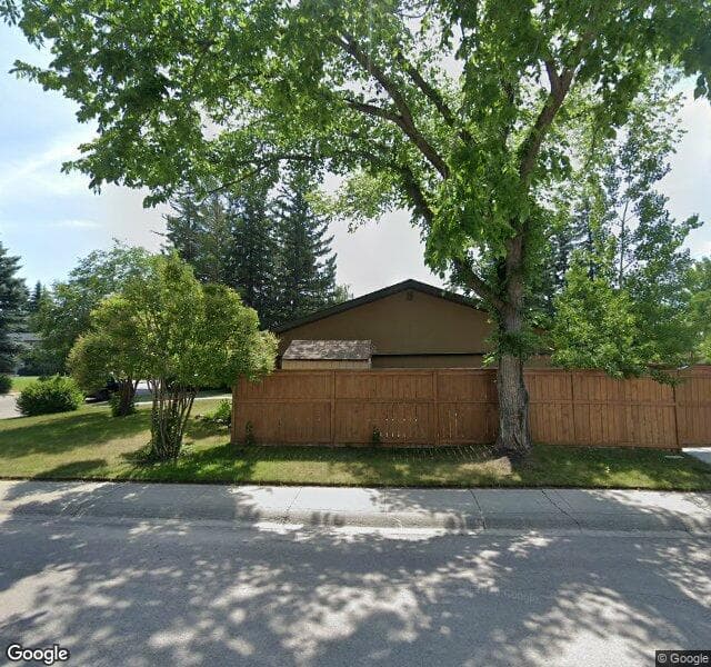 Street view of 61 Hallbrook Drive SW, Calgary