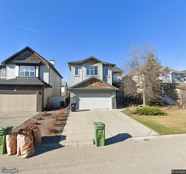 Street view of 45 Cougarstone Terrace SW, Calgary