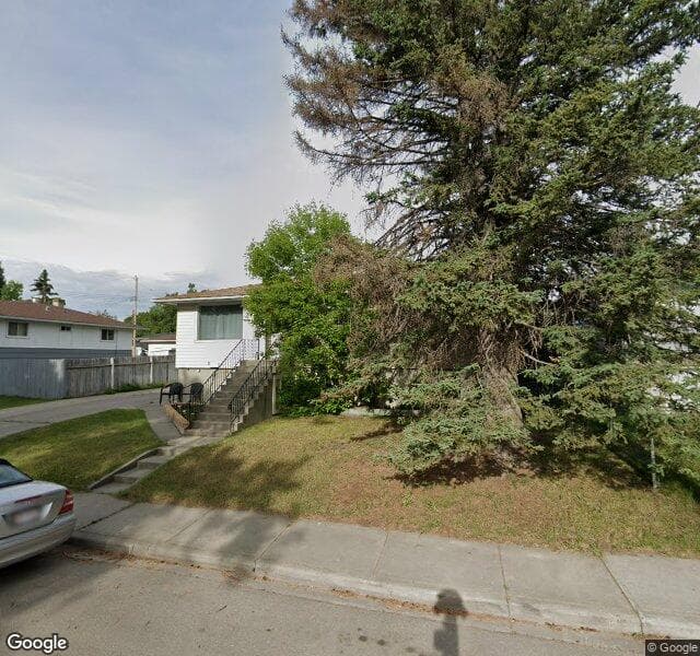 Street view of 1443 Russell Road NE, Calgary