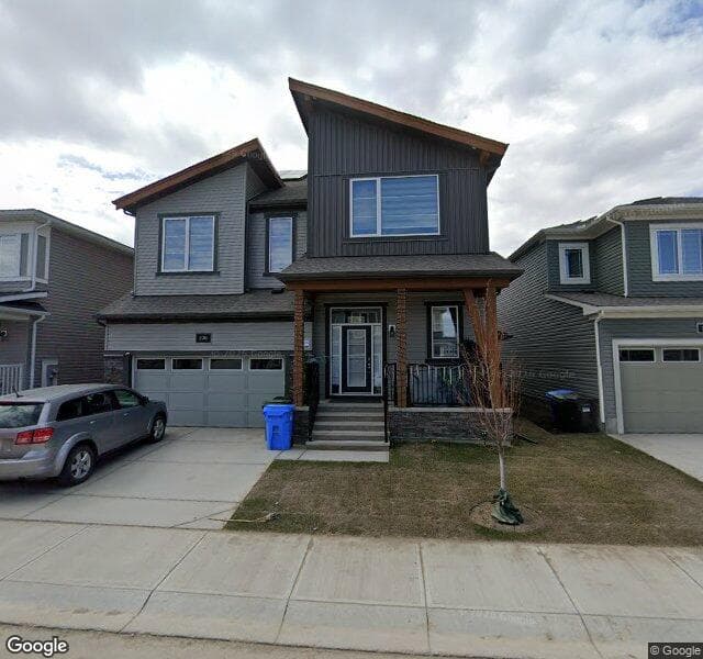 Street view of 220 Carringford View NW, Calgary